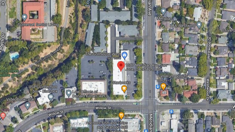 1087 Meridian Ave,San Jose,CA,95125,US San Jose,CA